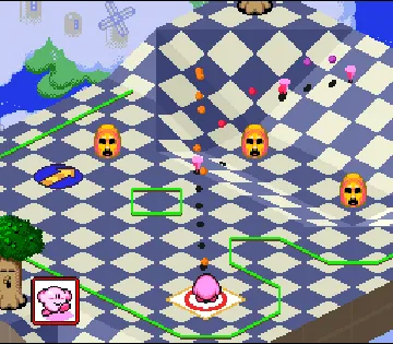 Kirby's Dream Course (USA) screen shot game playing